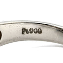 ノンブランド NON BRAND 黒蝶パール ダイヤリング プラチナシルバー Pt900 パール ダイヤモンド リング 指輪 1粒 1P 16.5号