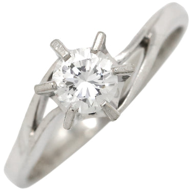 ノンブランド NON BRAND ダイヤ 立爪リング プラチナシルバー Pt900 ダイヤモンド リング 指輪 1P 8号