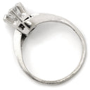 ノンブランド NON BRAND ダイヤ 立爪リング プラチナシルバー Pt900 ダイヤモンド リング 指輪 1P 8号