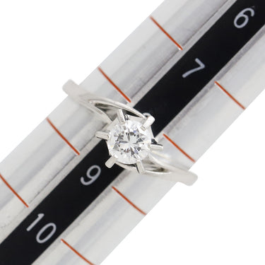 ノンブランド NON BRAND ダイヤ 立爪リング プラチナシルバー Pt900 ダイヤモンド リング 指輪 1P 8号