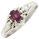 ノンブランド NON BRAND ルビーリング プラチナシルバー Pt900 ルビー リング 指輪 Pm900 12号
