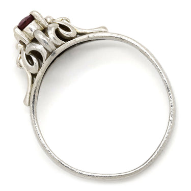 ノンブランド NON BRAND ルビーリング プラチナシルバー Pt900 ルビー リング 指輪 Pm900 12号