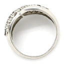 ノンブランド NON BRAND ダイヤリング プラチナシルバー Pt900 ダイヤモンド リング 指輪 プラチナ パヴェダイヤ 9号