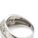 ノンブランド NON BRAND ダイヤリング プラチナシルバー Pt900 ダイヤモンド リング 指輪 プラチナ パヴェダイヤ 9号