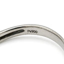 ノンブランド NON BRAND ダイヤリング プラチナシルバー Pt900 ダイヤモンド リング 指輪 6P 6粒 一文字 6号