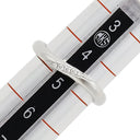 ノンブランド NON BRAND ダイヤリング プラチナシルバー Pt950 ダイヤモンド リング 指輪 トレセンテ イニシャル刻印あり プラチナ Pm950 ダイヤモンド 4.5号