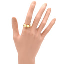 ノンブランド NON BRAND ゴールデンパール リング イエローゴールド K18YG あこやパール リング 指輪 あこやパール 2粒 2P 750 YG 金 13号