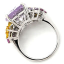 ノンブランド NON BRAND アメシスト サファイア ホワイトゴールド K18WG アメジスト サファイア リング 指輪 13号