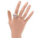 ノンブランド NON BRAND アメシスト サファイア ホワイトゴールド K18WG アメジスト サファイア リング 指輪 13号