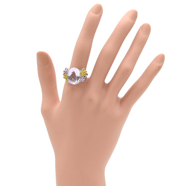 ノンブランド NON BRAND アメシスト サファイア ホワイトゴールド K18WG アメジスト サファイア リング 指輪 13号