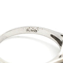 ノンブランド NON BRAND キャッツアイ ダイヤリング プラチナシルバー Pt900 クリソベリルキャッツアイ ダイヤモンド リング 指輪 猫目石 23号