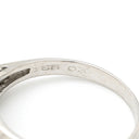 ノンブランド NON BRAND キャッツアイ ダイヤリング プラチナシルバー Pt900 クリソベリルキャッツアイ ダイヤモンド リング 指輪 猫目石 23号