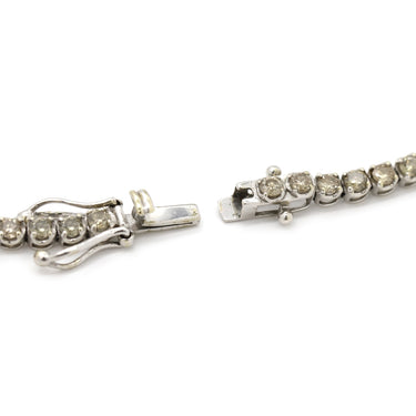 ノンブランド NON BRAND テニスブレスレット ホワイトゴールド K18WG ダイヤモンド ブレスレット ダイヤブレスレット 750 ホワイトゴールド