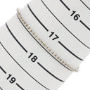 ノンブランド NON BRAND テニスブレスレット ホワイトゴールド K18WG ダイヤモンド ブレスレット ダイヤブレスレット 750 ホワイトゴールド