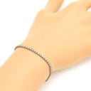 ノンブランド NON BRAND テニスブレスレット ホワイトゴールド K18WG ダイヤモンド ブレスレット ダイヤブレスレット 750 ホワイトゴールド