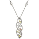 ノンブランド NON BRAND ダイヤ ペンダント ホワイトゴールドXイエローゴールドXピンクゴールド K18WG K18PG K18YG ダイヤモンド ネックレス 750 18K 18金 WG YG PG 3カラー ゴールド ハート