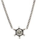 ノンブランド NON BRAND ダイヤペンダント プラチナシルバー Pt850 ダイヤモンド Pt(トップ) ネックレス 1P 1粒