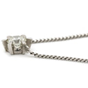 ノンブランド NON BRAND ダイヤペンダント プラチナシルバー Pt850 ダイヤモンド Pt(トップ) ネックレス 1P 1粒