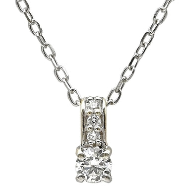 ノンブランド NON BRAND ダイヤモンド ペンダント ホワイトゴールド K10WG ダイヤモンド ネックレス ホワイトゴールド Au 416 10金 10K ダイア