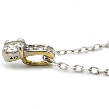 ノンブランド NON BRAND ダイヤモンド ペンダント ホワイトゴールド K10WG ダイヤモンド ネックレス ホワイトゴールド Au 416 10金 10K ダイア