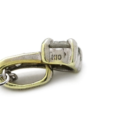 ノンブランド NON BRAND ダイヤモンド ペンダント ホワイトゴールド K10WG ダイヤモンド ネックレス ホワイトゴールド Au 416 10金 10K ダイア