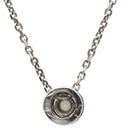 ノンブランド NON BRAND ダイヤペンダント ホワイトゴールド K14WG ダイヤモンド ネックレス 1P 1粒 585WG