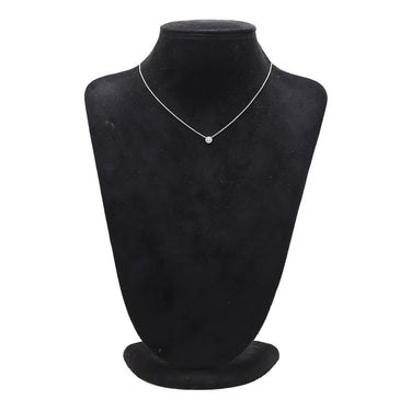 ノンブランド NON BRAND ダイヤペンダント ホワイトゴールド K14WG ダイヤモンド ネックレス 1P 1粒 585WG