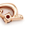 ノンブランド NON BRAND カラーストーンペンダント ピンクゴールド K10PG 天然石 ネックレス ピンクゴールド 天然石 Au 416 金 10金 10K レッド 赤