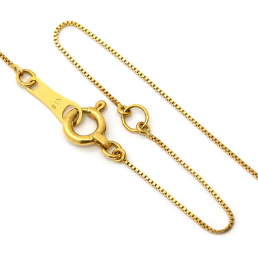 ノンブランド NON BRAND ダイヤペンダント イエローゴールド K18YG ダイヤモンド ネックレス 750 18K 1P 1粒