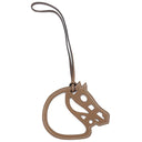 エルメス HERMES パドック シュバル エトゥープ ヴォースイフト バッグチャーム グレージュ 馬