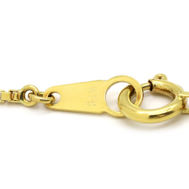 ノンブランド NON BRAND ダイヤペンダント イエローゴールド K18YG ダイヤモンド ネックレス 1P 1粒