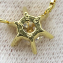 ノンブランド NON BRAND ダイヤペンダント イエローゴールド K18YG ダイヤモンド ネックレス 1P 1粒