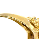 ノンブランド NON BRAND ルビー ダイヤ リング イエローゴールド K18YG ルビー ダイヤモンド リング 指輪 Au750 18K 18金 レッド 赤 7.5号