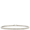 ノンブランド NON BRAND テニスブレスレット ホワイトゴールド K18WG ダイヤモンド ブレスレット ダイヤブレスレット 750 ホワイトゴールド