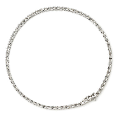 ノンブランド NON BRAND テニスブレスレット ホワイトゴールド K18WG ダイヤモンド ブレスレット ダイヤブレスレット 750 ホワイトゴールド