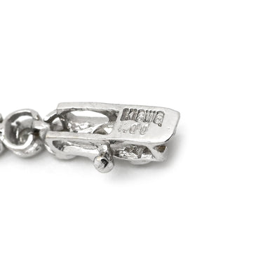 ノンブランド NON BRAND テニスブレスレット ホワイトゴールド K18WG ダイヤモンド ブレスレット ダイヤブレスレット 750 ホワイトゴールド