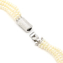 ノンブランド NON BRAND 3連 パール シルバー シルバー パール ネックレス 小粒