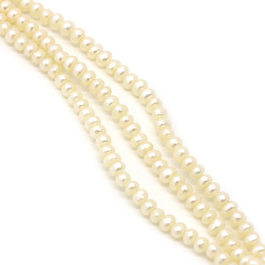 ノンブランド NON BRAND 3連 パール シルバー シルバー パール ネックレス 小粒