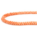 ノンブランド NON BRAND コーラル ペンダント オレンジ×ホワイト 珊瑚 シルバー ネックレス サンゴ さんご 珊瑚 silver ピンク 桜色 桃色 エンジェルスキン