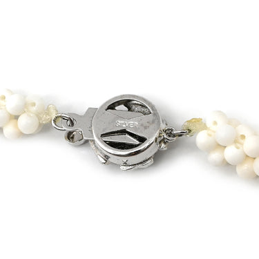 ノンブランド NON BRAND コーラル ペンダント オレンジ×ホワイト 珊瑚 シルバー ネックレス サンゴ さんご 珊瑚 silver ピンク 桜色 桃色 エンジェルスキン