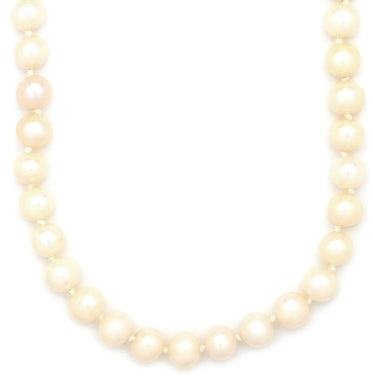 ノンブランド NON BRAND パール ロングネックレス パールホワイト パール ネックレス 淡水パール