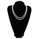 ノンブランド NON BRAND パール ロングネックレス パールホワイト パール ネックレス 淡水パール