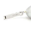 ノンブランド NON BRAND パール ロングネックレス パールホワイトXホワイトゴールド K14WG パール ネックレス アコヤパール ライトグレー