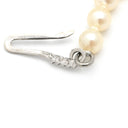 ノンブランド NON BRAND パールホワイト パール K10WG ネックレス 白 あこや アコヤ ベビーパール ミニパール ロングネックレス 2連 2重