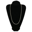 ノンブランド NON BRAND パールホワイト パール K10WG ネックレス 白 あこや アコヤ ベビーパール ミニパール ロングネックレス 2連 2重