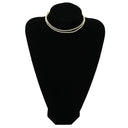 ノンブランド NON BRAND パールホワイト パール K10WG ネックレス 白 あこや アコヤ ベビーパール ミニパール ロングネックレス 2連 2重