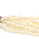 ノンブランド NON BRAND 淡水パール 10連 ゴールドXパールホワイト シルバー パール ブレスレット