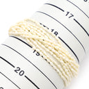 ノンブランド NON BRAND 淡水パール 10連 ゴールドXパールホワイト シルバー パール ブレスレット