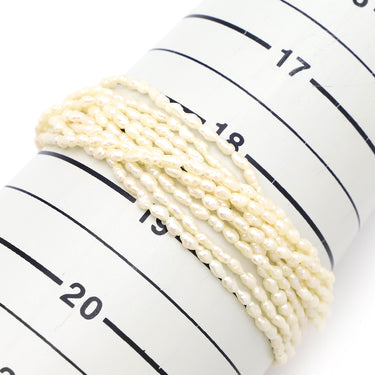 ノンブランド NON BRAND 淡水パール 10連 ゴールドXパールホワイト シルバー パール ブレスレット