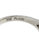 ノンブランド NON BRAND オパール ダイヤリング プラチナシルバー Pt900 オパール ダイヤモンド リング 指輪 11号